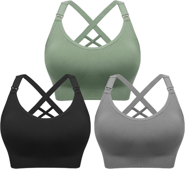 Imagen de HBselect Sport Schwangerschafts Still BH Nahtloser Nursing Bra 🎽 en OfertitasTOP