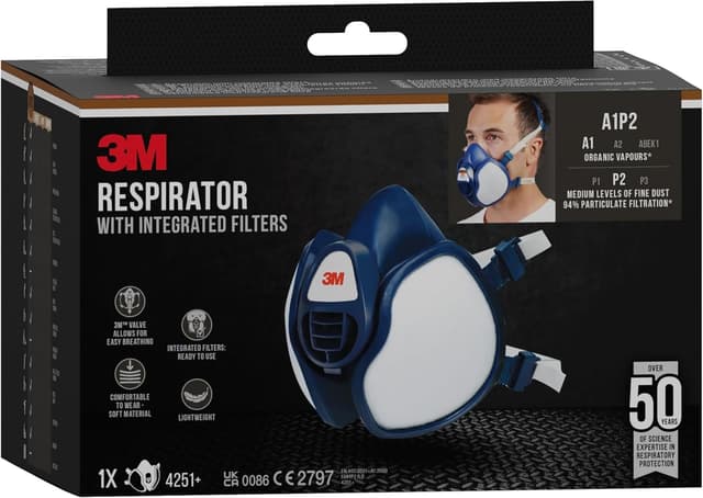 Detalle de 3M Atemschutz-Maske 4251+ A1P2