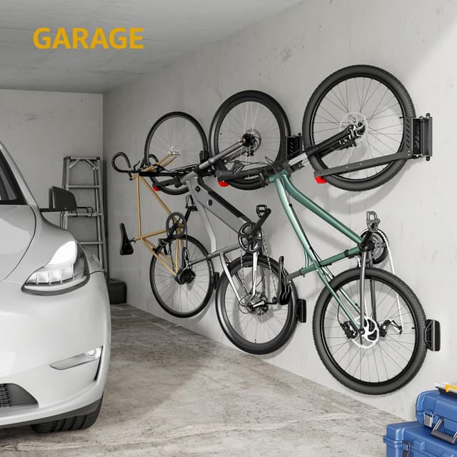 Thumbnail 6 de monTEK schwenkbare Fahrrad-Wandhalterung (bis 35 kg) – platzsparender Fahrradständer fürs Einhängen