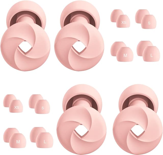 Thumbnail 6 de Generic Noise Cancelling Ear Plugs for Sleep, Work, Study & Travel (NRR 25–33dB) – Soft Reusable Silicone Earplugs, Black