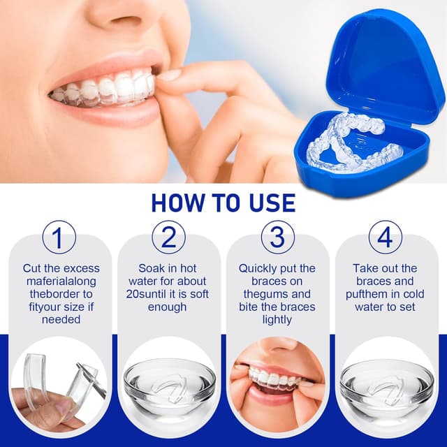 Thumbnail 3 de Set 4 férulas antirronquidos reutilizables