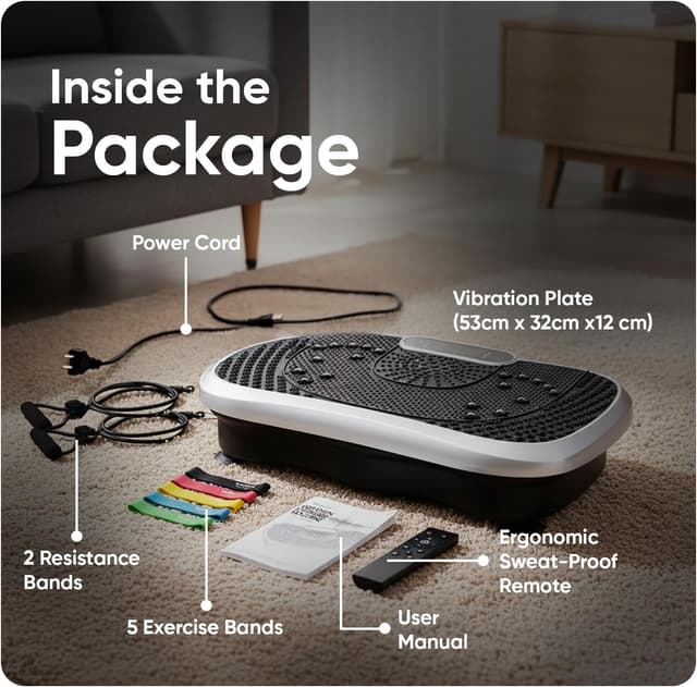 Thumbnail 6 de WeightWorld Vibration Plate 99-speed vibration trainer 🏋️♀