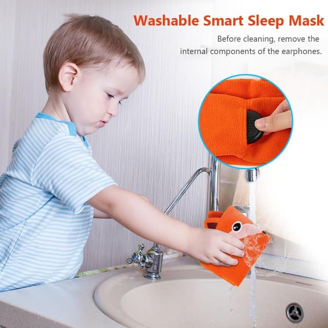 Detalle 1 de OFFCUP Bluetooth Schlafmaske für Kinder