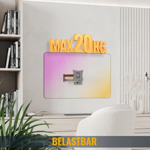 Detalle 2 de RICOO R02-11 Monitor Wandhalterung VESA bis 20 kg