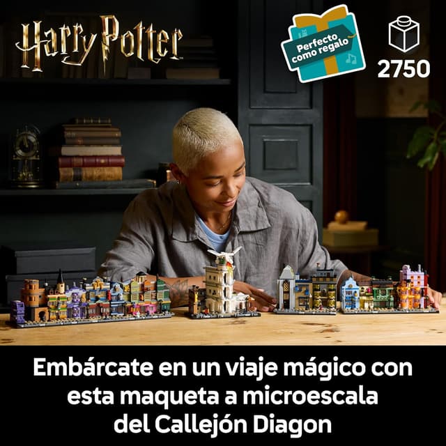 Detalle 2 de LEGO Harry Potter Callejón Diagon Maqueta 76444