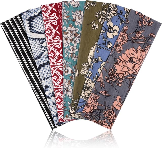 Thumbnail 6 de DiyJibb Stirnbänder für Frauen (7er-Set), rutschfest & dehnbar für Sport, Yoga und Lauftraining