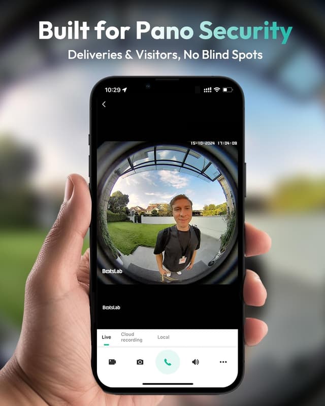 Detalle 2 de BOTSLAB 5MP Video Doorbell Camera 150‑Day Battery