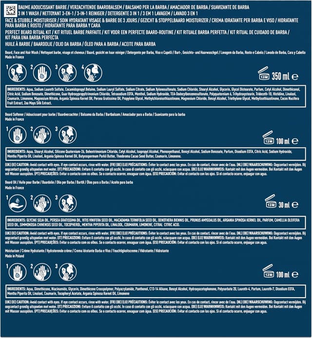 Thumbnail 5 de King C. Gillette Beard Grooming Gift Set 350ml