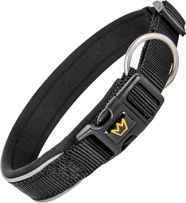 Thumbnail 6 de Rudelkönig Hundehalsband Bella – verstellbares Nylon-Halsband für große Hunde in Khaki