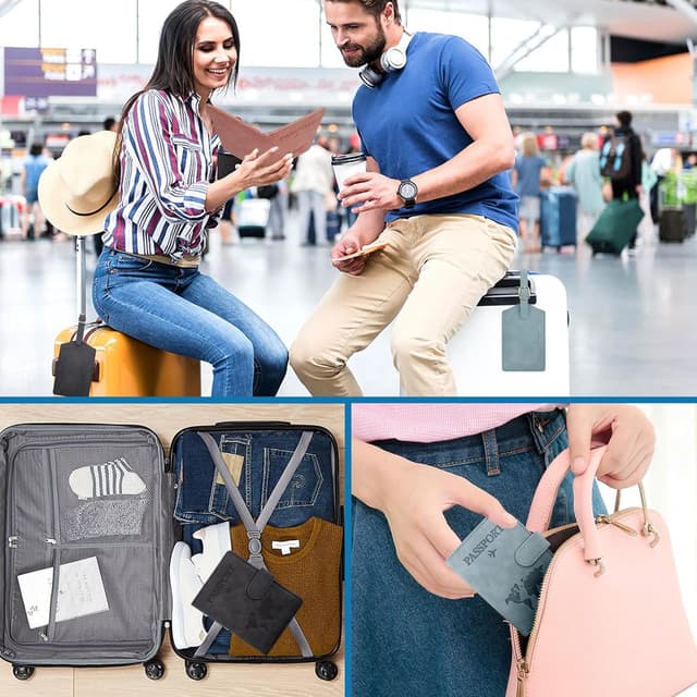 Thumbnail 6 de GADITIEK Porta Passaporto e Etichetta Valigia