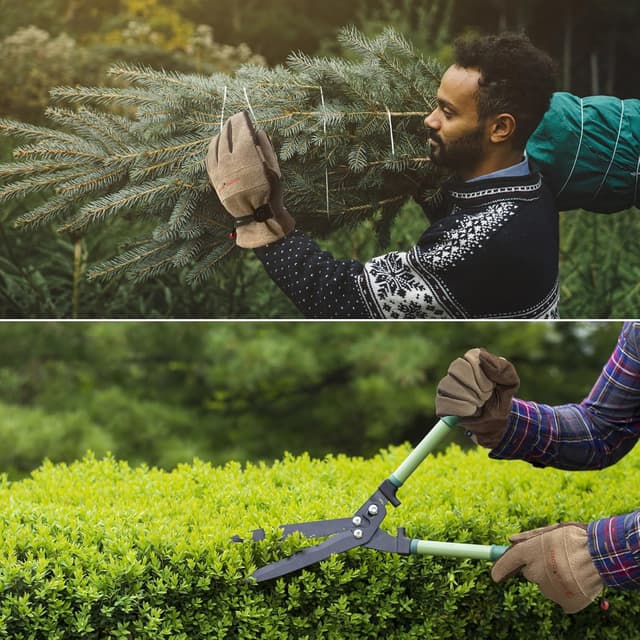 Detalle 2 de AOUCHI robuste Arbeitshandschuhe Leder XL