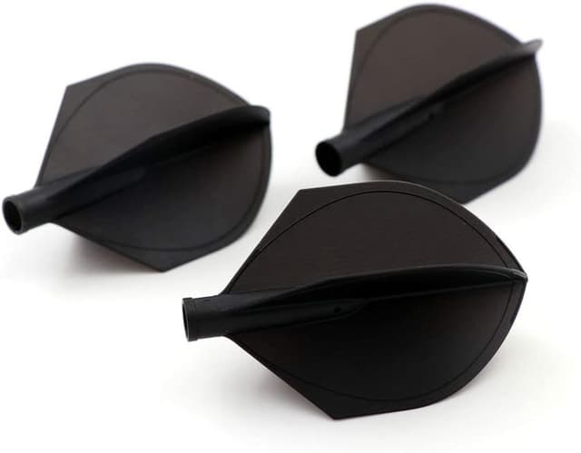 Detalle de CUESOUL TERO AK4 – ensemble de 3 fléchettes flights Standard Slim (bouclier, noir)