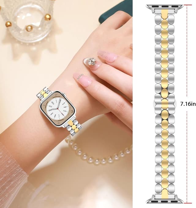 Detalle de V.R.HOPE Slim Stainless Steel Strap