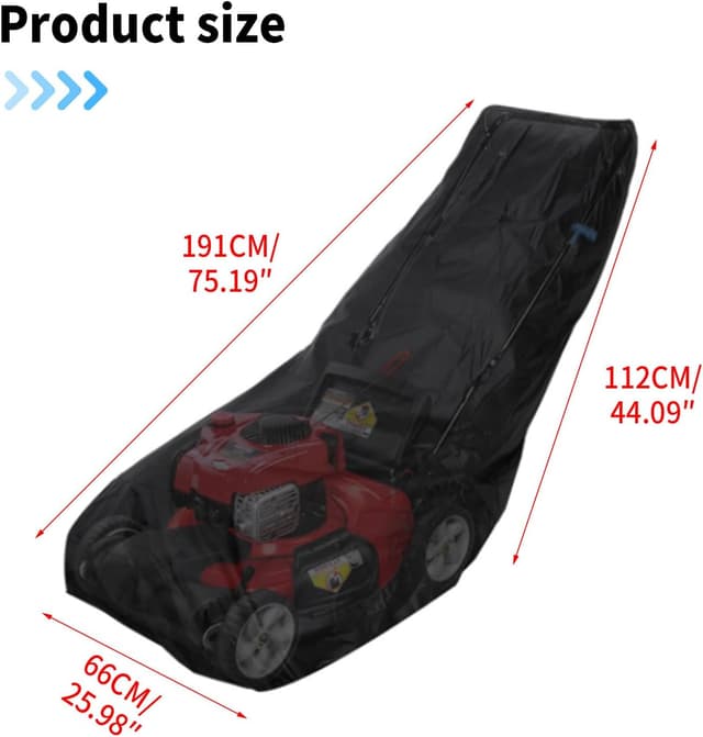 Thumbnail 6 de HIFROM Rasenmäher Abdeckung 420D Oxford