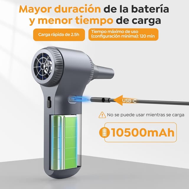 Thumbnail 6 de NACKEO K100 Soplador de aire eléctrico 📢