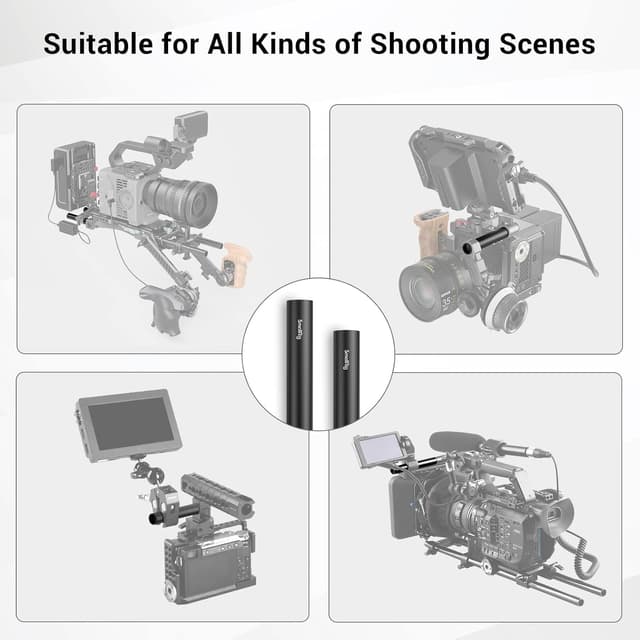 Thumbnail 5 de SMALLRIG 1049 tige 15 mm 10 cm