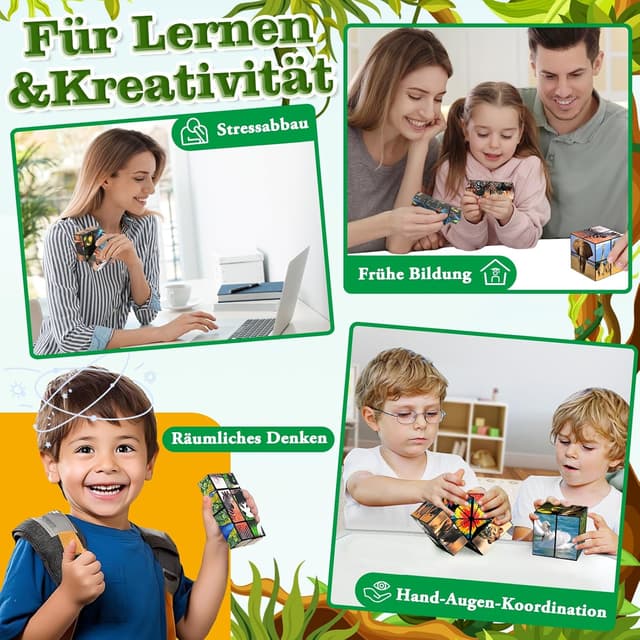 Detalle 2 de Sternenwürfel Zauberwürfel Set 5,6 cm