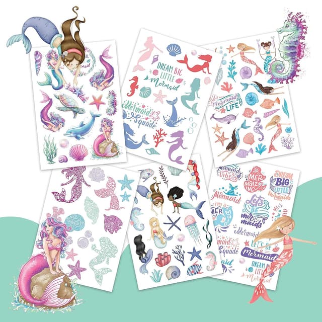 Detalle 2 de Papierdrachen Kindertattoos 28 Set