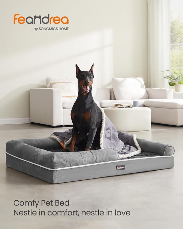 Thumbnail 1 de Feandrea Orthopedic Dog Bed 120 x 85 cm