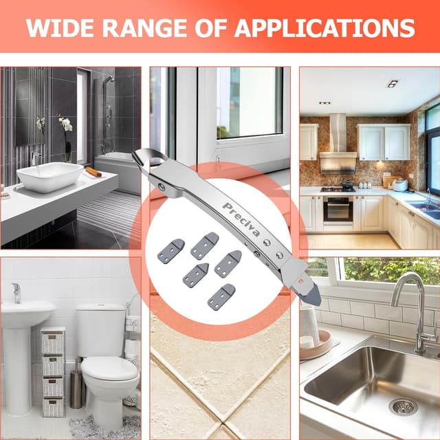 Thumbnail 6 de Stainless 4 in 1 caulking tool set