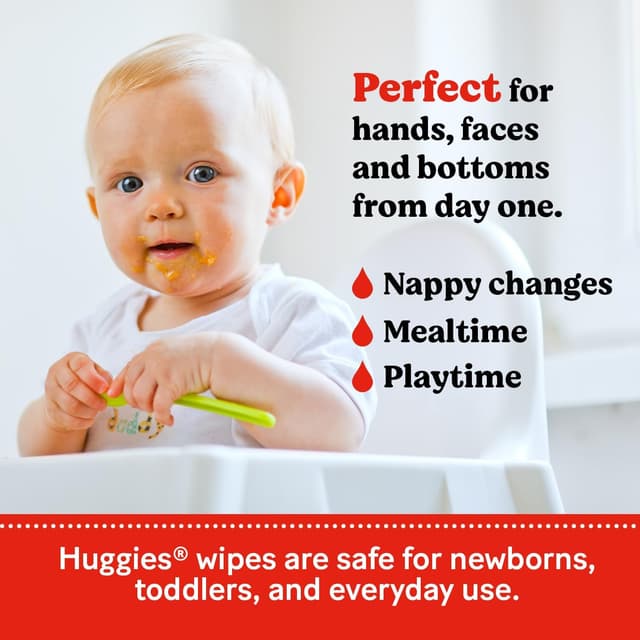 Detalle de Huggies Pure Care Baby Wipes 576 wipes