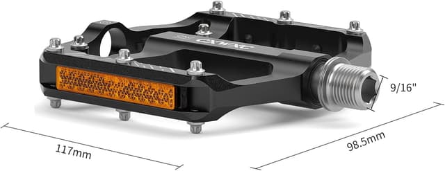 Detalle 2 de CXWXC Fahrradpedale 9/16 Zoll mit Reflektoren