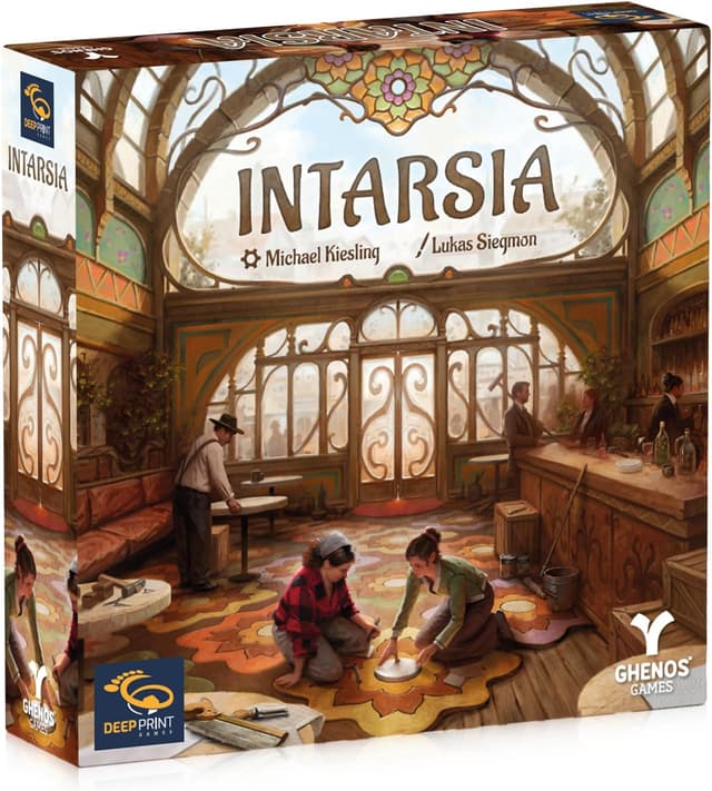 Detalle de Intarsia – Gioco da tavolo in edizione italiana, puzzle astratto e di costruzione