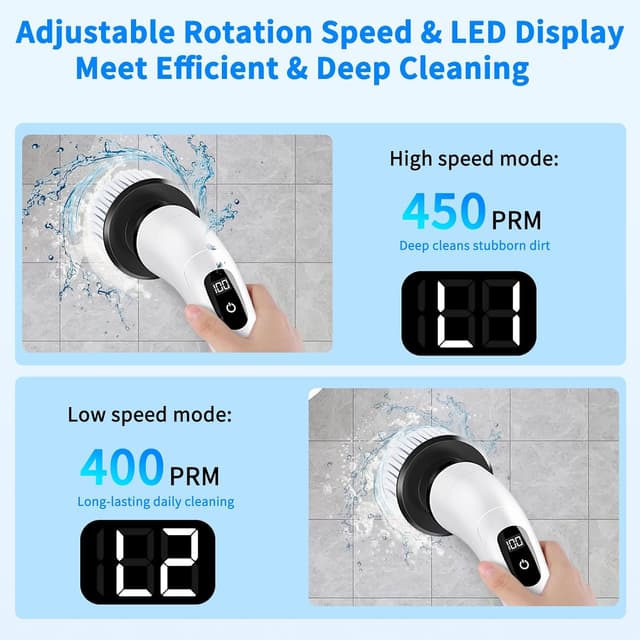 Thumbnail 2 de SINZUX Electric Spin Scrubber 8-head 🧽