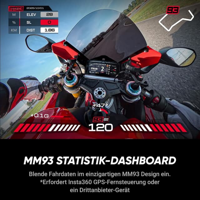 Detalle 2 de Insta360 X5 8K 360° Action-Cam für Licht