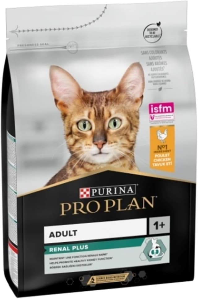 Detalle de Croquettes PURINA PP Original Adult au poulet pour chat — 3 kg