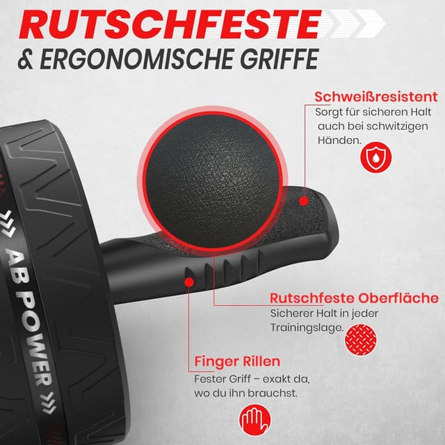 Detalle de FUNFLEX Bauchroller 8 cm Breite Bauchtrainer