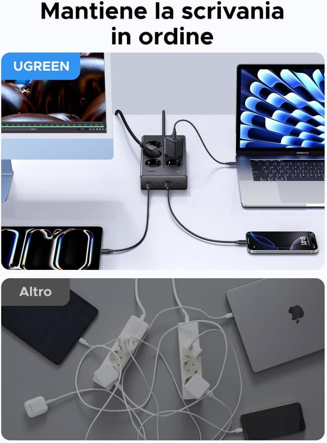 Thumbnail 6 de UGREEN Ciabatta Multipresa 10 in 1 3680W