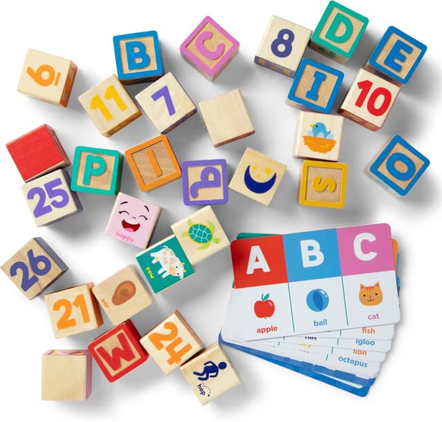 Detalle de Melissa & Doug Ms. Rachel blocks 18+ months