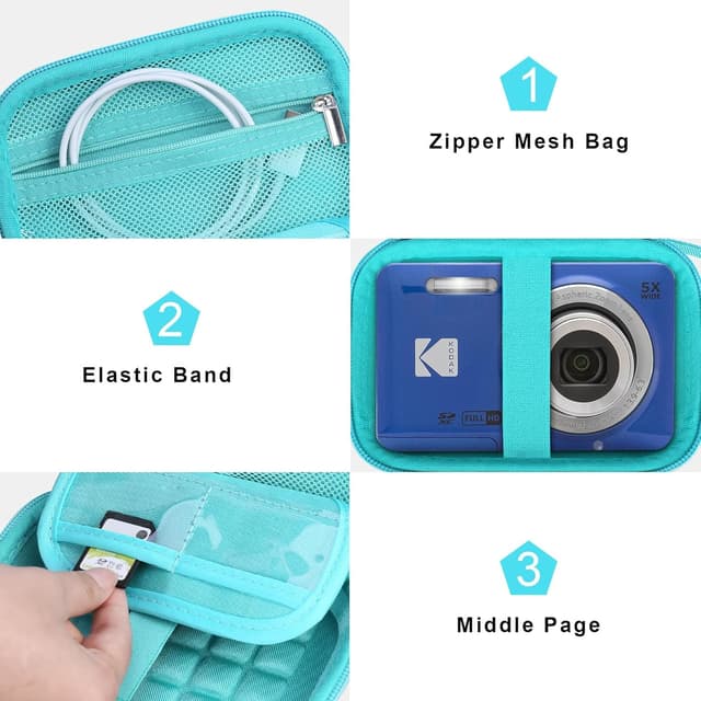 Detalle 1 de Tragetasche für Kodak PIXPRO FZ55, grün