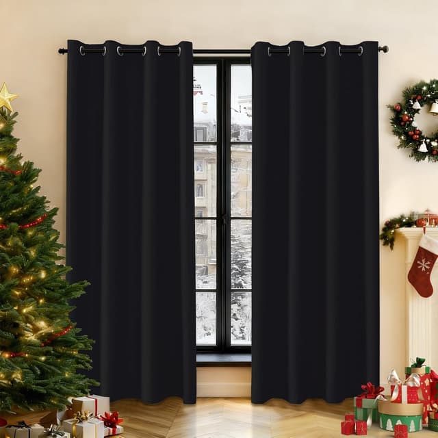 Imagen de Ystyle Rideau occultant 140x240 Lot de 2 en OfertitasTOP