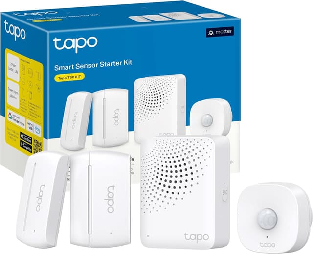 Detalle de Tapo T30 Kit Sistema alarma hogar con 1 sensor