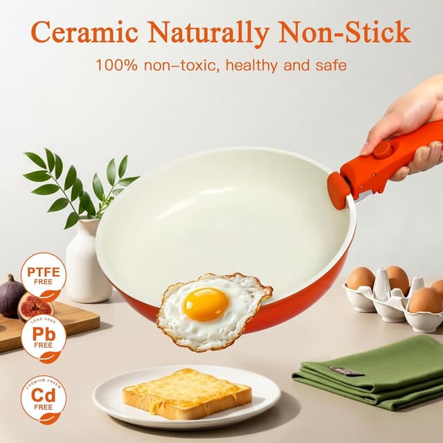 Thumbnail 6 de GiPP 11Pcs Pots and Pans Set 350°C