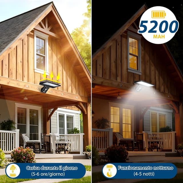 Thumbnail 1 de JESLED Luce Solare 104LED con Sensore di Movimento