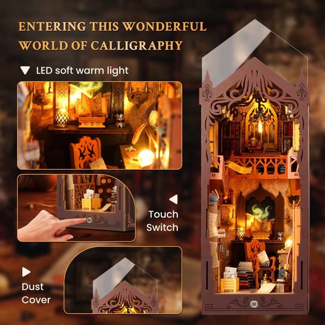 Thumbnail 2 de Lycidae Book Nook Kit DIY 3D wooden book nook