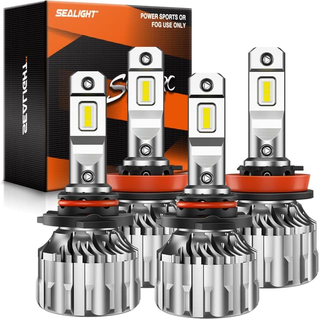 Detalle de SEALIGHT S6 H11 92,000 Lumens LED Combo