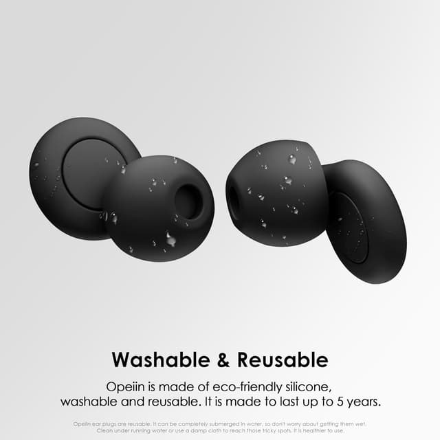 Thumbnail 2 de OPEIIN Tapones Oídos Silicona Reutilizables para Dormir 😴