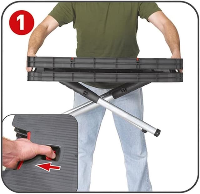 Detalle 2 de Keter mesa de herramientas plegable 85x55,5 cm