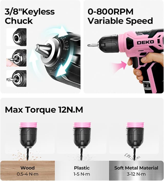 Detalle de DEKO Werkzeugkiste 126-teilig