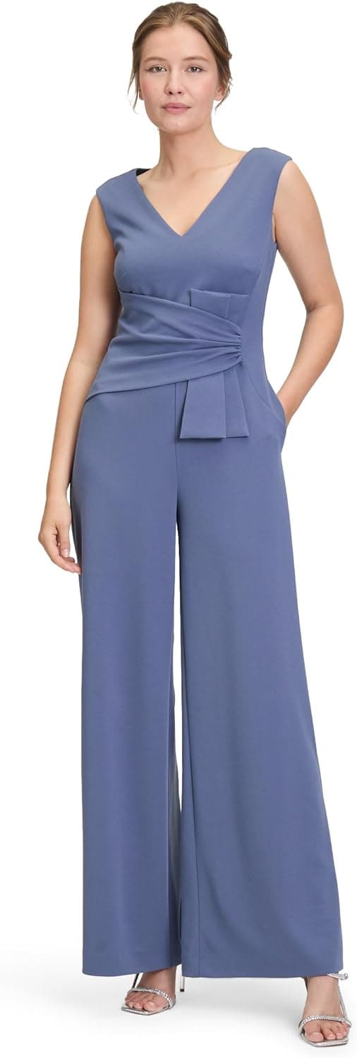 Detalle de Vera Mont Damen Jumpsuit mit weitem Bein