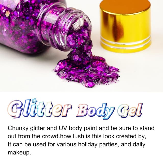 Thumbnail 1 de Glitzer-Set 6er für Gesicht und Körper