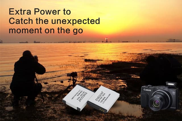 Thumbnail 6 de ENEGON Kit batterie 2 pacchi per Canon NB-6L per fotocamere