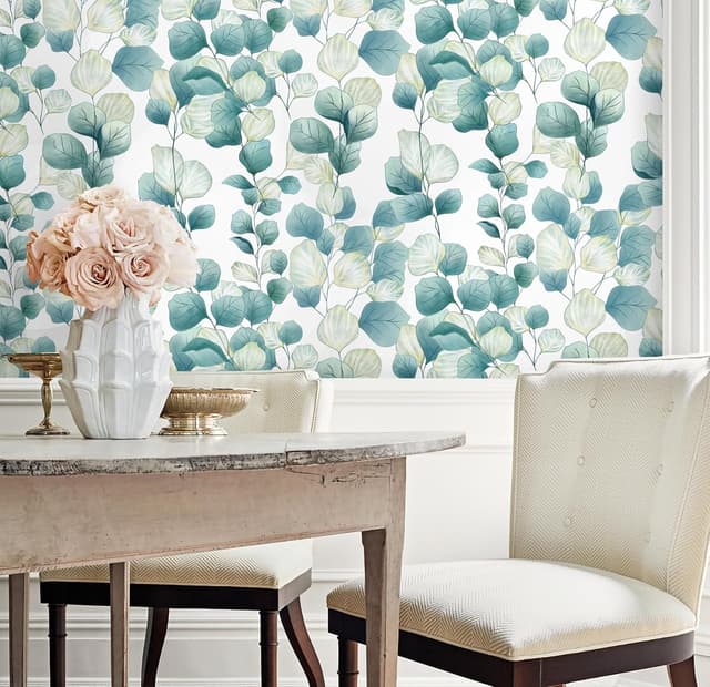 Thumbnail 5 de Timeet Peel and Stick Boho Leaf Wallpaper