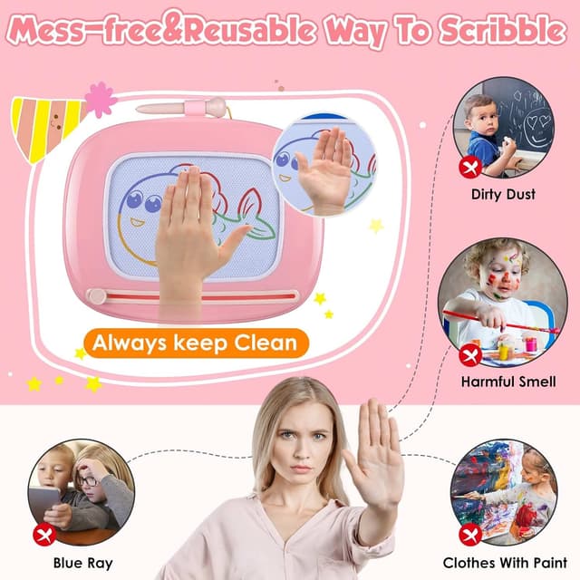 Detalle 2 de Smasiagon Magnetic Drawing Board 8.9 inch