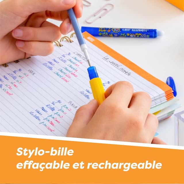 Detalle de BIC Illusion stylo effaçable 0,7 mm vert