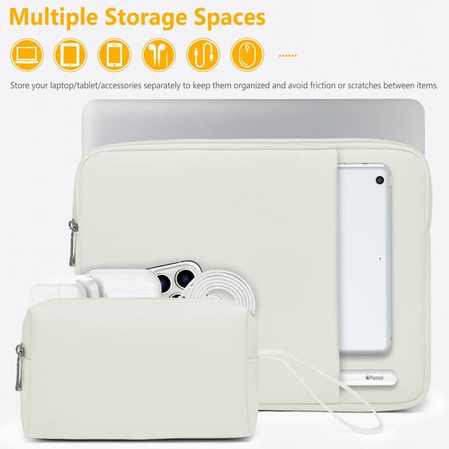 Detalle 2 de HYZUO custodie PC 17,3 Pollici Beige